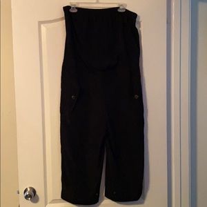 Black strapless pantsuit (Capri length)